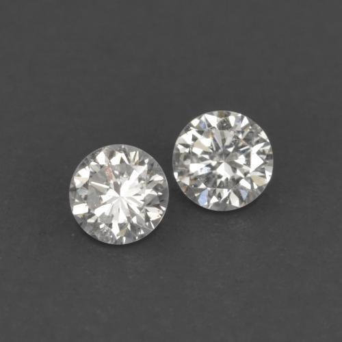 Gemme di Diamante Bianco caldo naturale da 0.03 ct, Taglio rotondo, VVS-VS