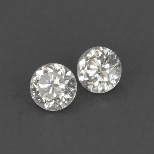 Gemme di Diamante Bianco caldo naturale da 0.02 ct, Taglio rotondo, VVS-VS