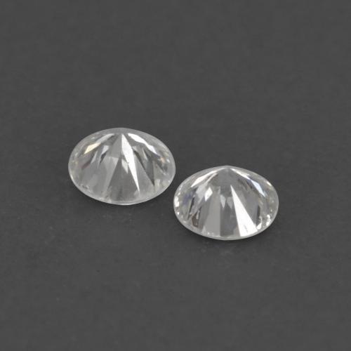 Gemme di Diamante Bianco caldo naturale da 0.02 ct, Taglio rotondo, VVS-VS