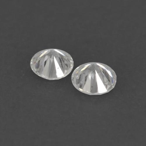 Gemme di Diamante Bianco caldo naturale da 0.04 ct, Taglio rotondo, VVS-VS
