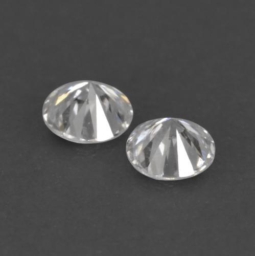 Diamante naturale bianco da 0,03 ct, taglio rotondo, VVS-VS