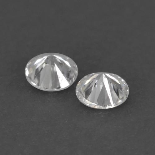 Gemme di Diamante Bianco caldo naturale da 0.04 ct, Taglio rotondo, VVS-VS