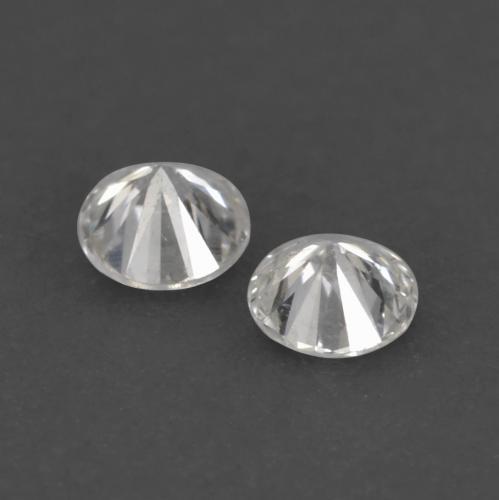 Diamante naturale bianco da 0,03 ct, taglio rotondo, VVS-VS