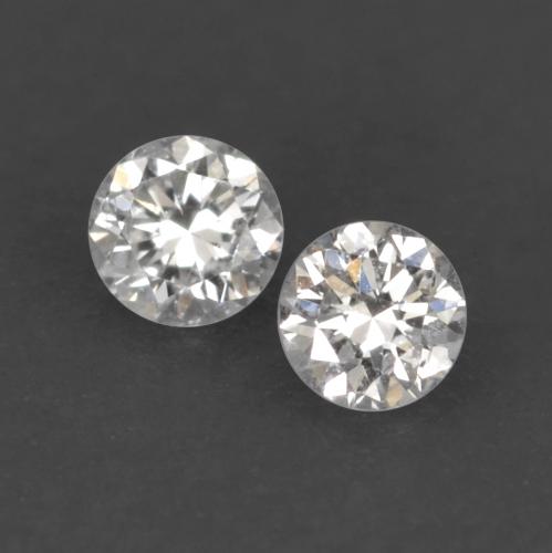 Gemme di Diamante Bianco caldo naturale da 0.03 ct, Taglio rotondo, VVS-VS