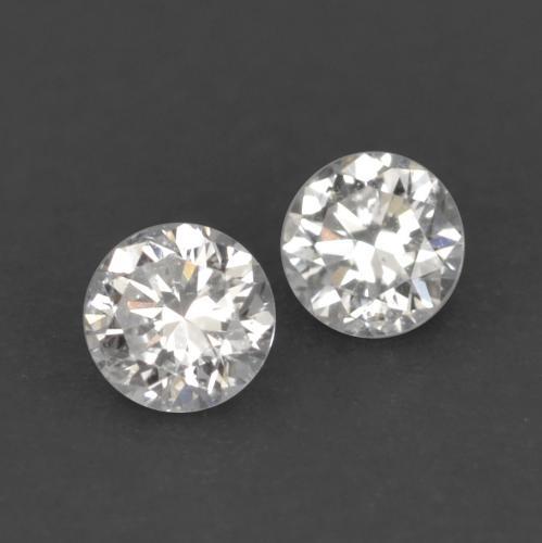 Gemme di Diamante Bianco caldo naturale da 0.03 ct, Taglio rotondo, VVS-VS