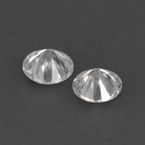 Gemme di Diamante Bianco caldo naturale da 0.03 ct, Taglio rotondo, VVS-VS