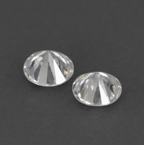 Diamante naturale bianco da 0,03 ct, taglio rotondo, VVS-VS