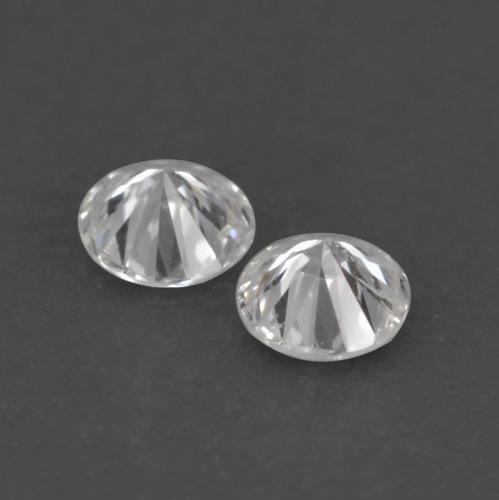 Diamante naturale bianco da 0,04 ct, taglio rotondo, VVS-VS