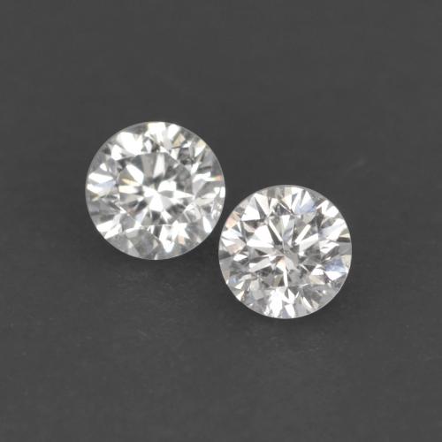 Gemme di Diamante Bianco caldo naturale da 0.02 ct, Taglio rotondo, VS
