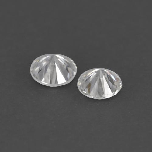 Gemme di Diamante Bianco caldo naturale da 0.03 ct, Taglio rotondo, VVS-VS