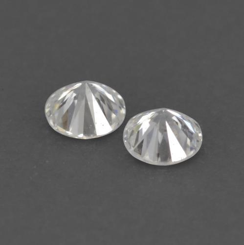 Diamante naturale bianco da 0,03 ct, taglio rotondo, VS