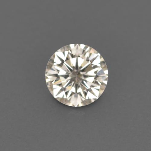 Diamante naturale bianco da 0,09 ct, taglio rotondo, VVS-VS
