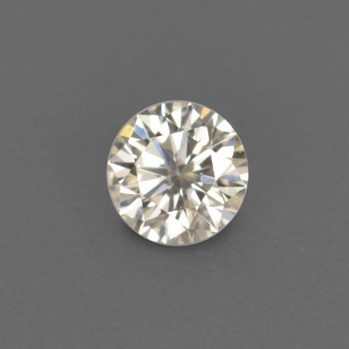 Diamante naturale bianco da 0,09 ct, taglio rotondo, VVS-VS