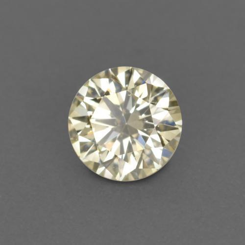 Diamante naturale dorato da 0,13 ct, taglio rotondo, VVS-VS
