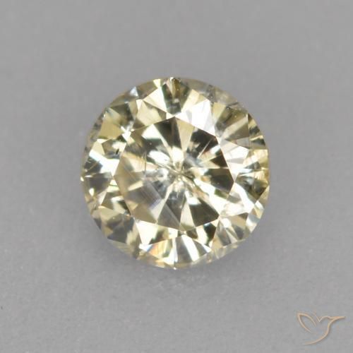 Diamante Color champagne naturale da 0.20 ct, Rotondo, VS-SI