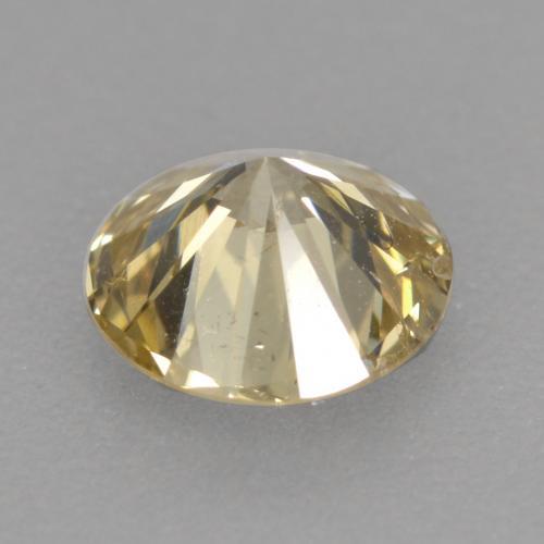 Diamante Champagne naturale da 0.41 ct, Taglio rotondo, SI