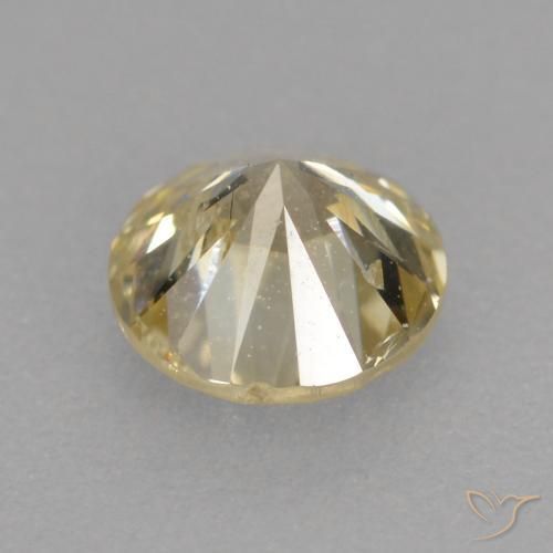 Diamante Color champagne naturale da 0.36 ct, Rotondo, VS-SI