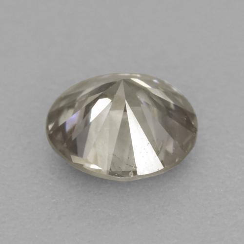 Diamante Grigio molto chiaro naturale da 0.16 ct, Taglio rotondo, VS
