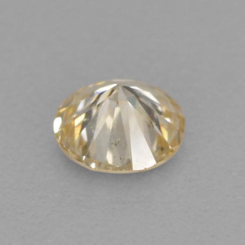 Diamante Color champagne naturale da 0.09 ct, Taglio rotondo, VS