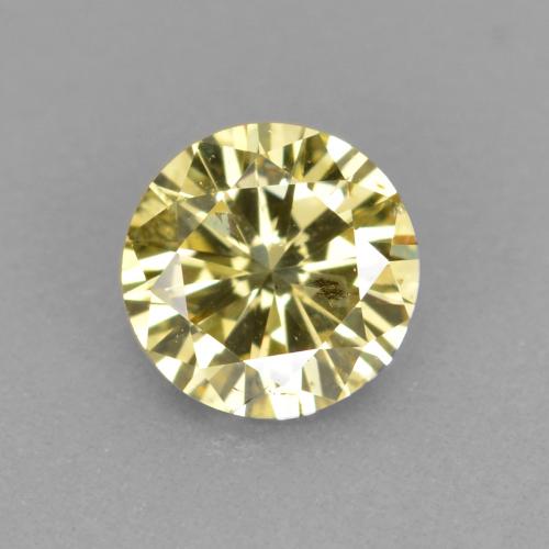Diamante Color champagne naturale da 0.33 ct, Taglio rotondo, VS