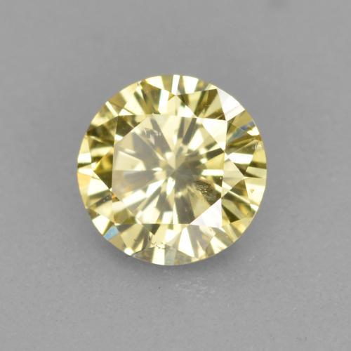 Diamante Color champagne naturale da 0.33 ct, Taglio rotondo, VS