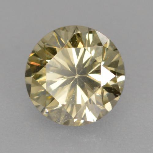 Diamante Color cognac naturale da 0.42 ct, Taglio rotondo, VVS-VS