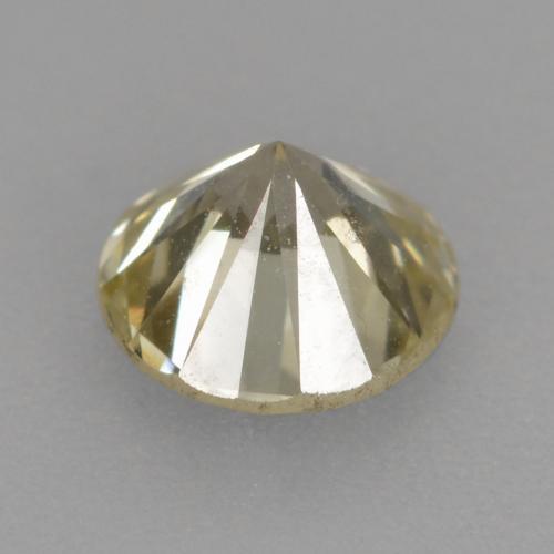 Diamante Color cognac naturale da 0.42 ct, Taglio rotondo, VVS-VS
