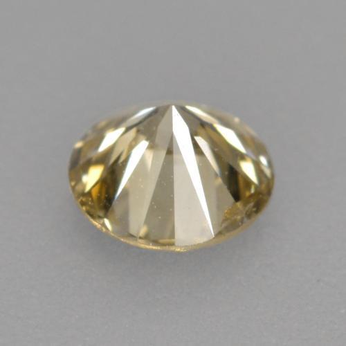 Diamante naturale marrone da 0,30 ct, taglio rotondo, VVS-VS
