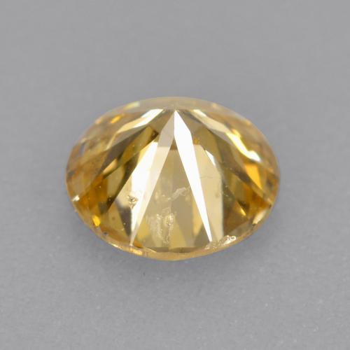 Diamante Champagne naturale da 0.32 ct, Taglio rotondo, VS