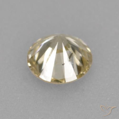 Diamante Color champagne naturale da 0.23 ct, Rotondo, VS