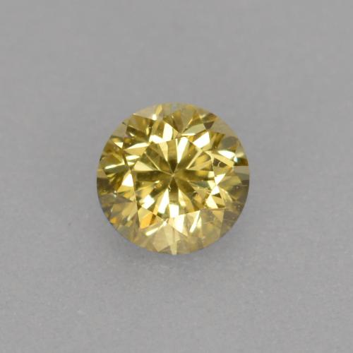 Diamante Champagne naturale da 0.12 ct, Taglio rotondo, VS