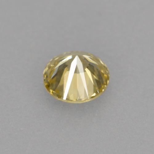 Diamante Champagne naturale da 0.12 ct, Taglio rotondo, VS