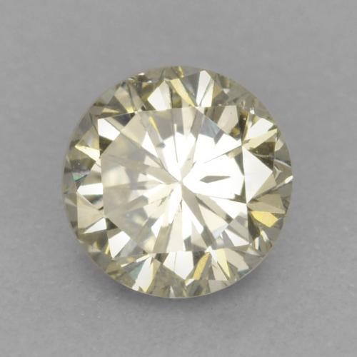 Diamante Color champagne naturale da 0.21 ct, Taglio rotondo, VVS-VS