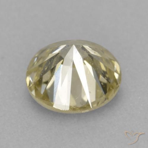 Diamante Color cognac naturale da 0.20 ct, Rotondo, VVS-VS