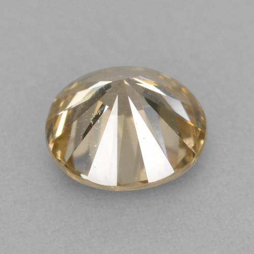 Diamante naturale marrone da 0,21 ct, taglio rotondo, VVS-VS