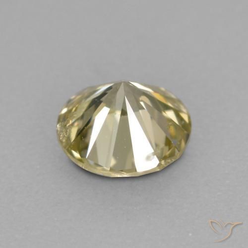 Diamante Color champagne naturale da 0.25 ct, Rotondo, VS-SI