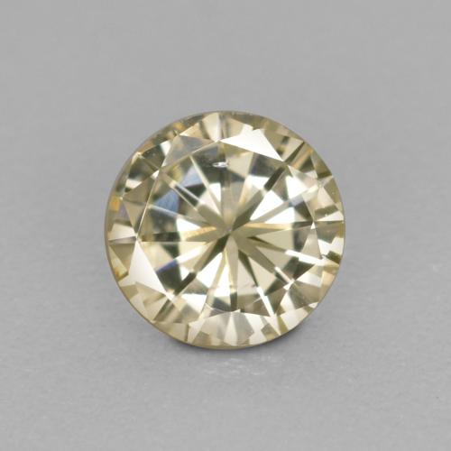 Diamante naturale dorato da 0,16 ct, taglio rotondo, VS