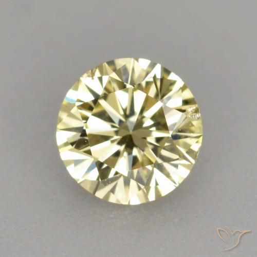 0.33ct Naturale Marrone dorato Diamante, Rotondo, SI