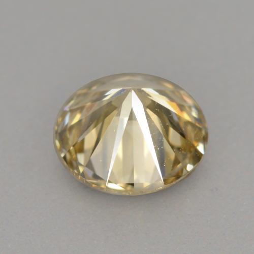 Diamante naturale marrone da 0,40 ct, taglio rotondo, VVS-VS