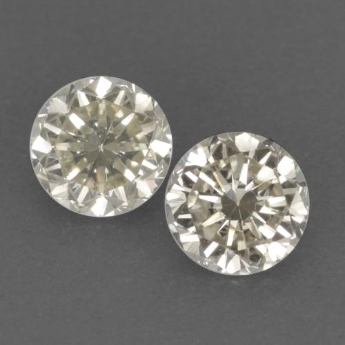 Diamante naturale bianco da 0,24 ct, taglio rotondo, VVS-VS