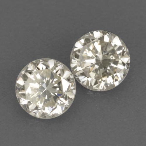 Diamante naturale bianco da 0,24 ct, taglio rotondo, VVS-VS