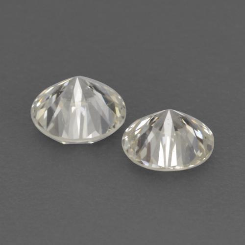 Diamante naturale bianco da 0,19 ct, taglio rotondo, VVS-VS