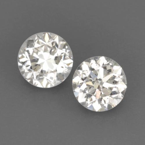 Gemme di Diamante Bianco caldo naturale da 0.20 ct, Taglio rotondo, VVS-VS