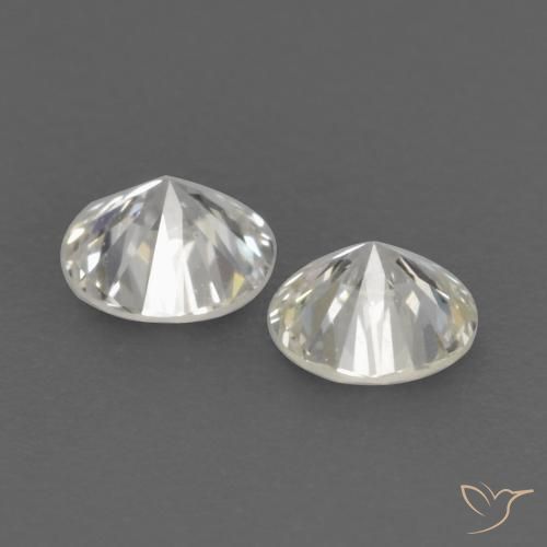 Gemme di Diamante J naturale da 0.18 ct, Rotondo, VVS-VS