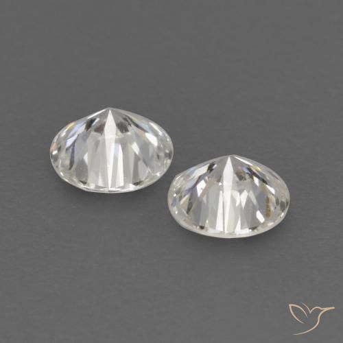 Gemme di diamante h naturale da 0,14 ct, taglio rotondo, VVS-VS