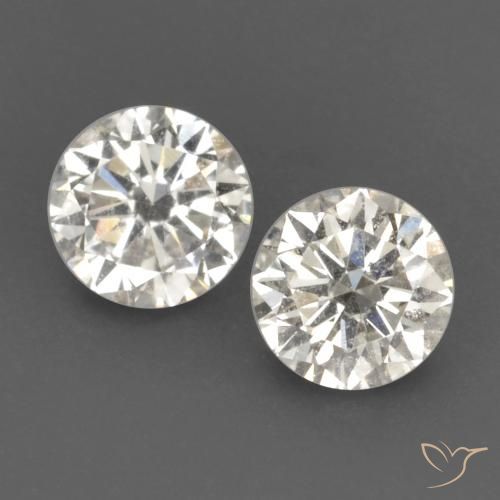 0.21ctw Naturale I Diamante, Rotondo, VVS-VS