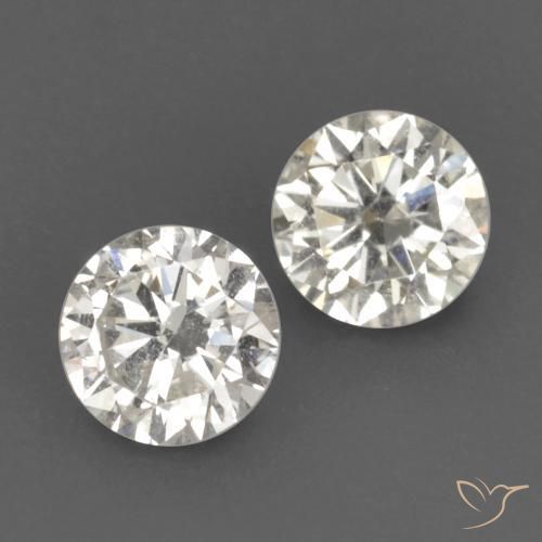 Gemme di Diamante I naturale da 0.21 ct, Rotondo, VVS-VS
