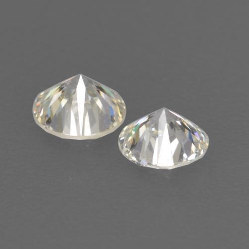 Diamante naturale bianco da 0,17 ct, taglio rotondo, VVS-VS