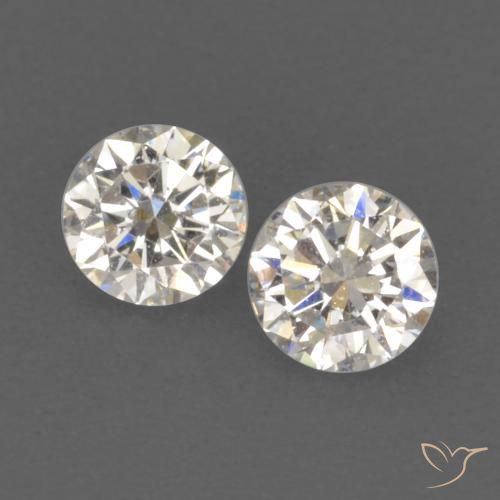 0.15ctw Naturale I Diamante, Rotondo, VVS-VS