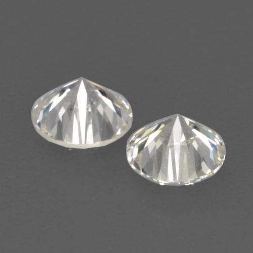 Gemme di Diamante Bianco caldo naturale da 0.22 ct, Taglio rotondo, VVS-VS